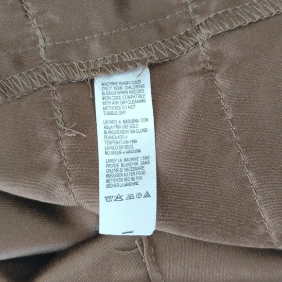 Wrangler Womens Brown Faux Suede Fringe Mini Skirt Sz L Western Cowgirl Country - Picture 5 of 6